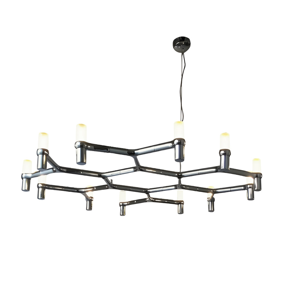 Modern Geometric LED Designer Pendant Light Nordic Special Shaped Aluminum Chandelier