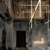 Modern Geometric LED Grid Pendant Light Contemporary Gold and Black Chandelier for Living Room
