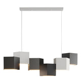 Modern Geometric LED Pendant Light Industrial Style Iron Chandelier for Living Room