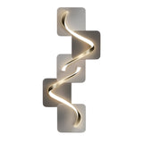 Modern Geometric LED Wall Art Decor USB Powered Crystal Porcelain Backlit Painting Light for Home Office