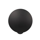 Modern Geometric LED Wall Sconce Minimalist Disk Design Set of Two Gold and Black Indoor Light Fixture