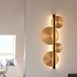 Modern Geometric LED Wall Sconce Strate Stainless Steel Bracket Lamp