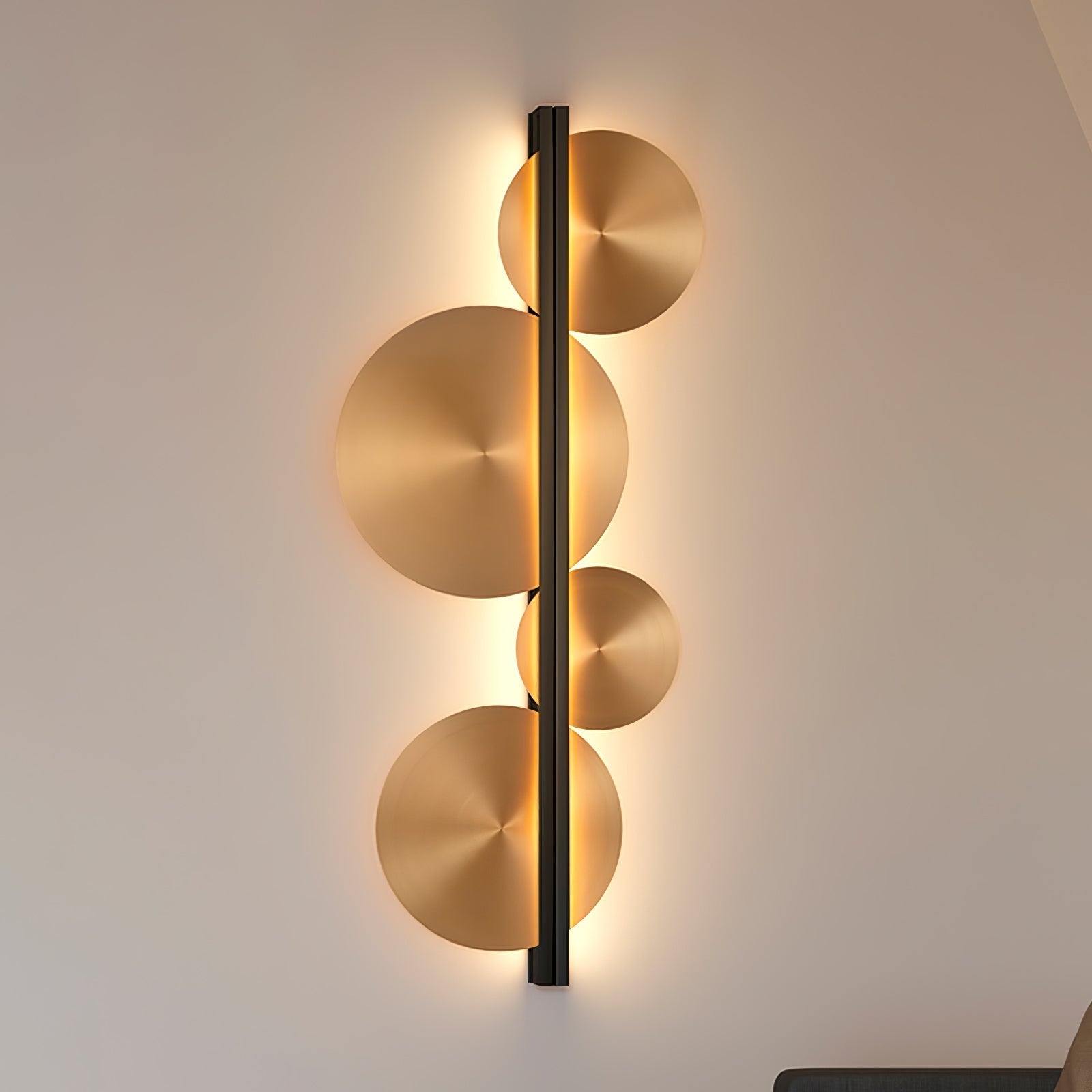 Modern Geometric LED Wall Sconce Strate Stainless Steel Bracket Lamp