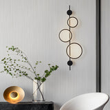Modern Geometric LED Wall Sconce with Creative Circular Design and Artistic Accent Lighting