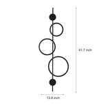 Modern Geometric LED Wall Sconce with Creative Circular Design and Artistic Accent Lighting