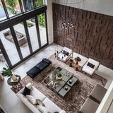 Modern Geometric LED Wire Pendant Lamp Contemporary Black Chandelier Lighting