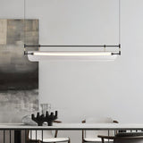 Modern Geometric Linear Strip LED Pendant Light for Dining Room Kitchen Island
