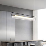 Modern Geometric Linear Strip LED Pendant Light for Dining Room Kitchen Island