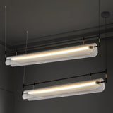 Modern Geometric Linear Strip LED Pendant Light for Dining Room Kitchen Island