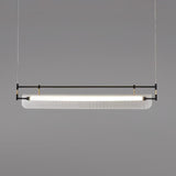 Modern Geometric Linear Strip LED Pendant Light for Dining Room Kitchen Island