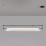 Modern Geometric Linear Strip LED Pendant Light for Dining Room Kitchen Island