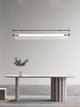Modern Geometric Linear Strip LED Pendant Light for Dining Room Kitchen Island
