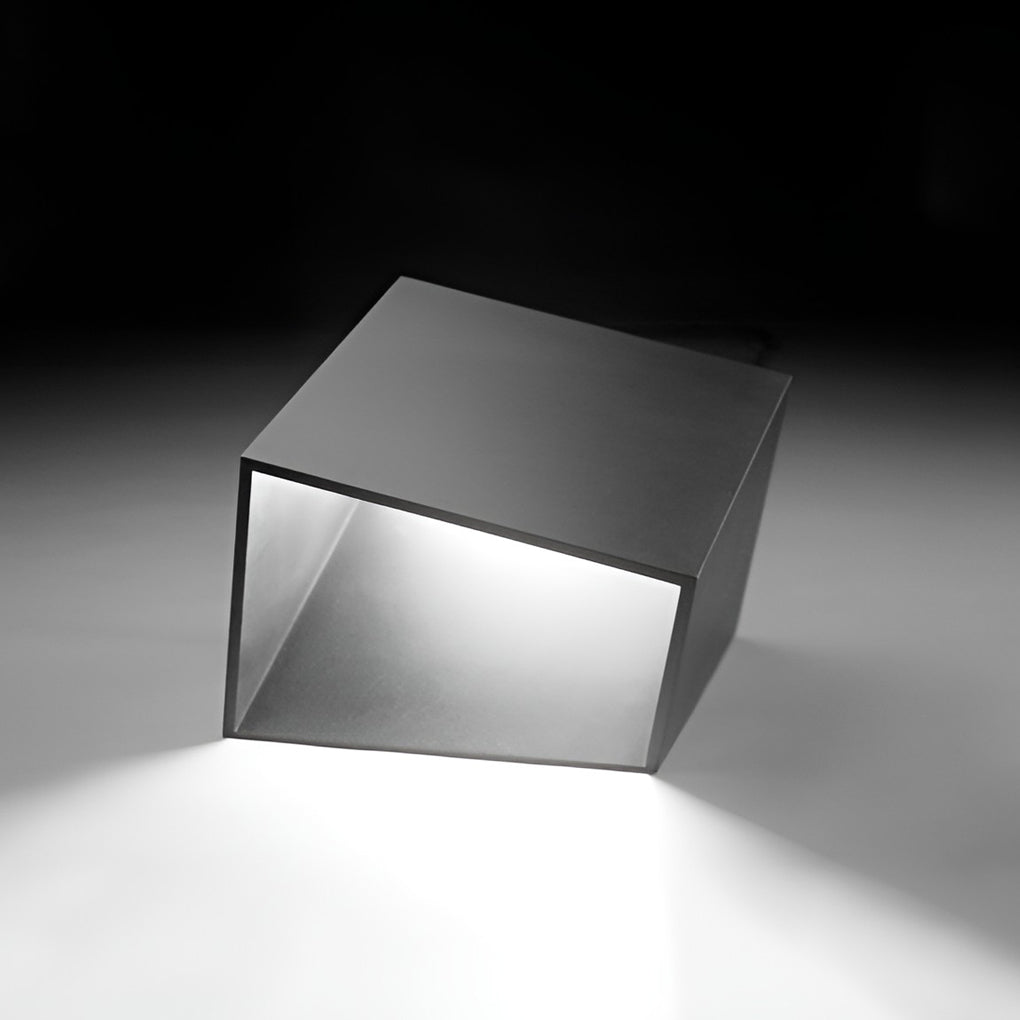 Modern Geometric Outdoor Garden Lights Waterproof Stainless Steel Post Lantern for Landscape Lighting