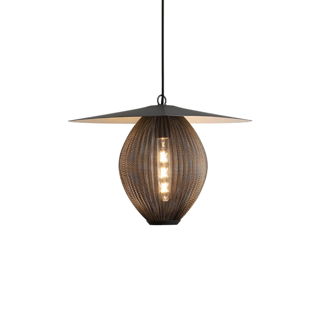 Modern Geometric Perforated Metal Satellite Pendant Lamp for Kitchen Island and Dining Areas