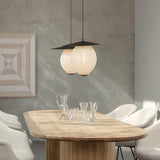 Modern Geometric Perforated Metal Satellite Pendant Lamp for Kitchen Island and Dining Areas