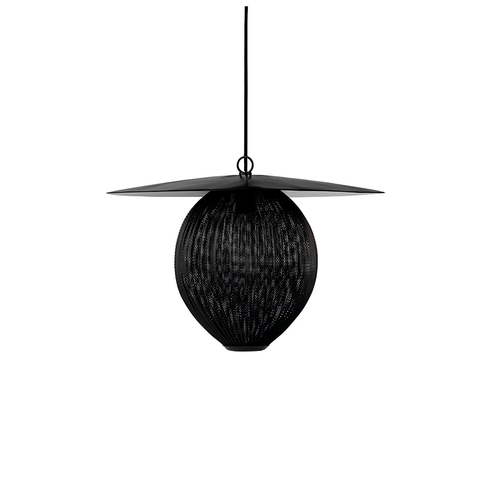 Modern Geometric Perforated Metal Satellite Pendant Lamp for Kitchen Island and Dining Areas