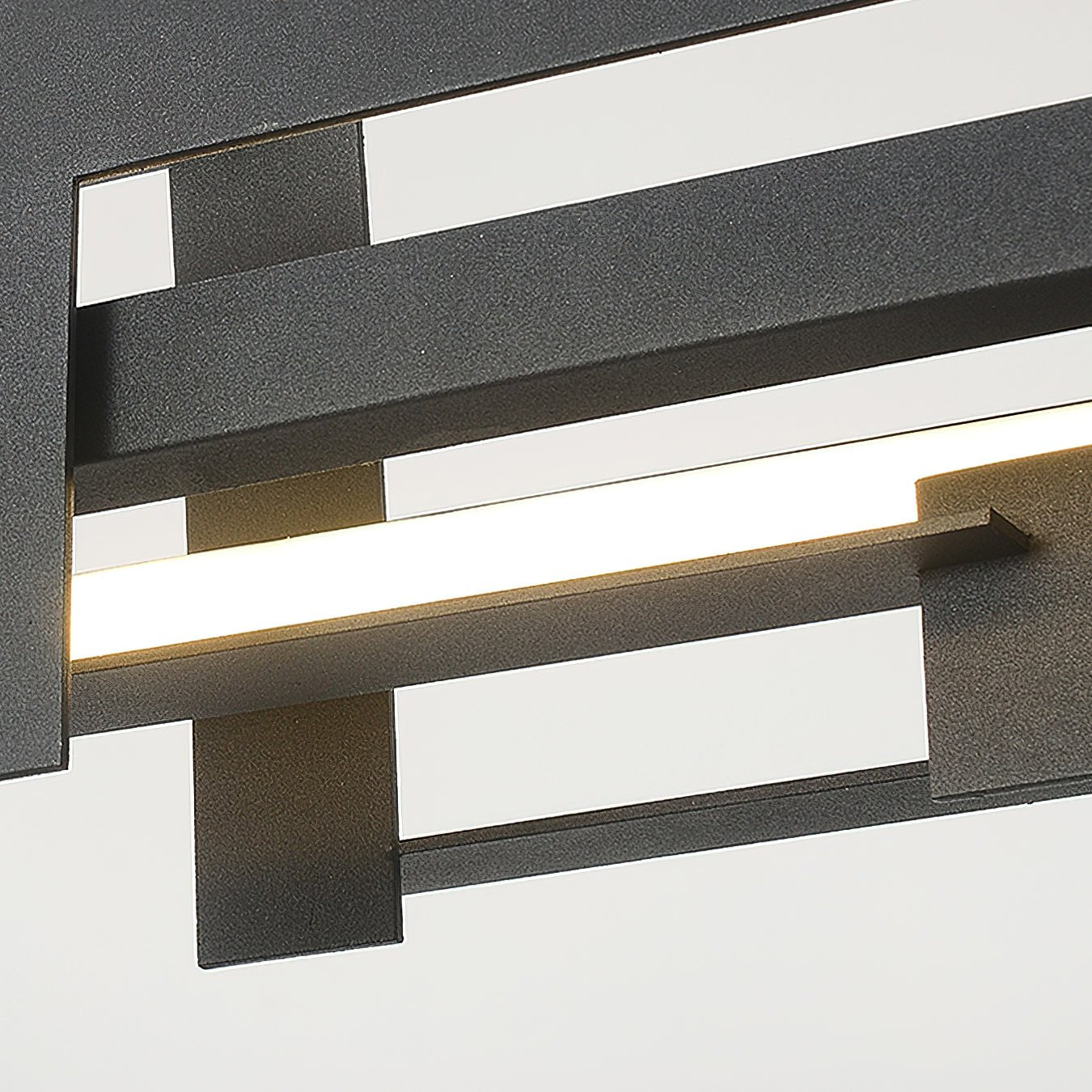 Modern Geometric Planar LED Pendant Light Minimalist Iron Ceiling Hanging Lamp