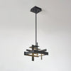 Modern Geometric Planar LED Pendant Light Minimalist Iron Ceiling Hanging Lamp