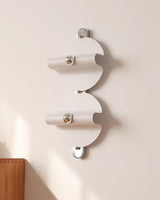 Modern Geometric Space Wall Sconce Chrome Indoor Lighting for Bedroom and Hallway
