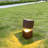 Modern Geometric Square LED Outdoor Lawn Light Waterproof Garden Path Lighting
