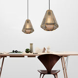 Modern Geometric Stainless Steel Pendant Light Electroplated Nordic Ceiling Lamp for Living Room Dining