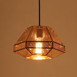 Modern Geometric Stainless Steel Pendant Light Electroplated Nordic Ceiling Lamp for Living Room Dining