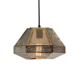 Modern Geometric Stainless Steel Pendant Light Electroplated Nordic Ceiling Lamp for Living Room Dining