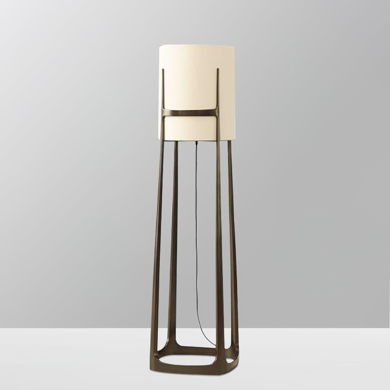 modern-geometric-standing-lamp-with-white-fabric-shade-in-brushed-bronze-finish