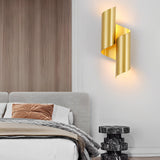 Modern Geometric Up and Down Wall Light Fixture Symmetrical Sconce Set of 2