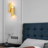 Modern Geometric Up and Down Wall Light Fixture Symmetrical Sconce Set of 2