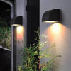 Modern Geometric Waterproof Exterior Wall Sconce IP65 Aluminum Outdoor Lighting for Porch Garden