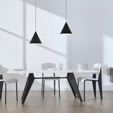 Modern GeoWeave Geometric LED Pendant Light with Adjustable Cable for Minimalist Interiors