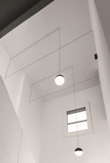 Modern GeoWeave Geometric LED Pendant Light with Adjustable Cable for Minimalist Interiors