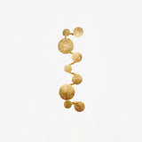 Modern Gilded Lotus Leaf Wall Sconce Artistic Golden Stainless Steel LED Lighting Fixture
