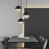 Modern Glass Ball Globe LED Pendant Light Nordic Chandelier for Dining Room Living Room