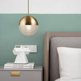 Modern Glass Ball Globe LED Pendant Light Nordic Chandelier for Dining Room Living Room