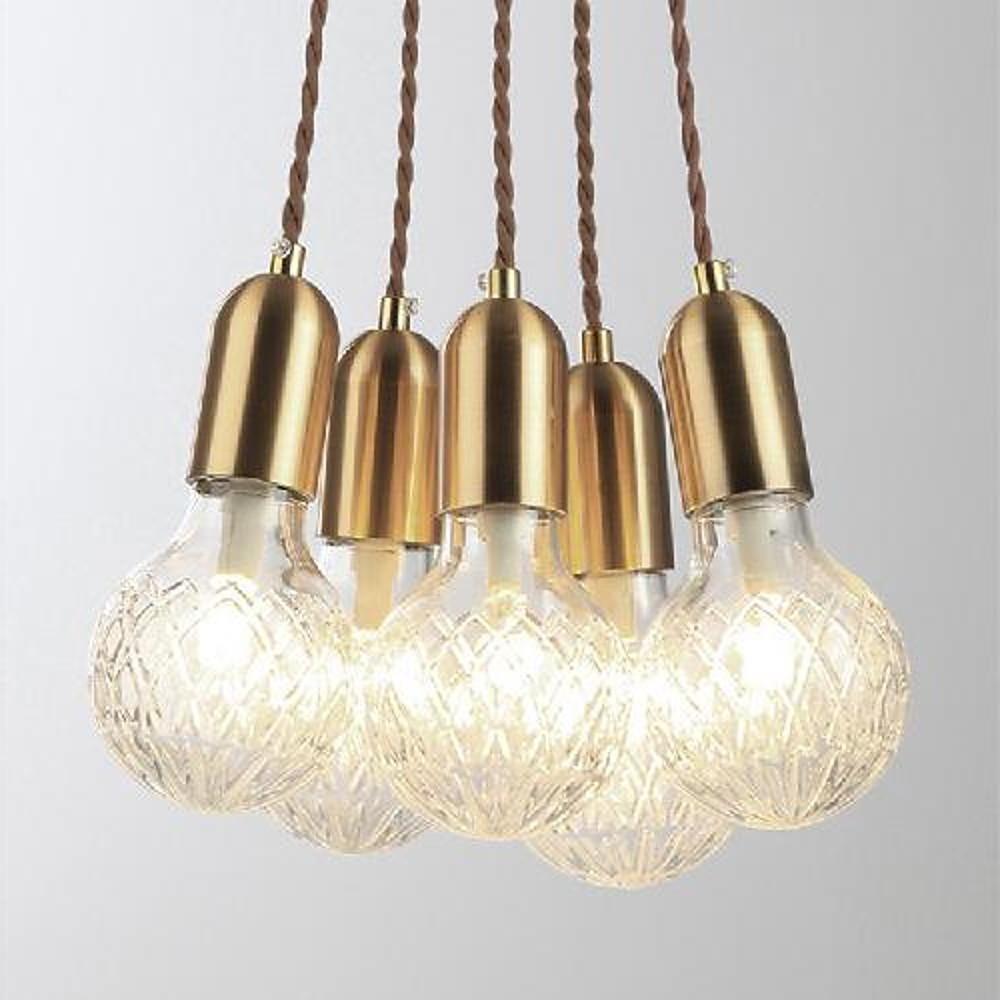 Modern Glass Ball LED Pendant Lighting Gold Nordic Hanging Lamp for Kitchen Island