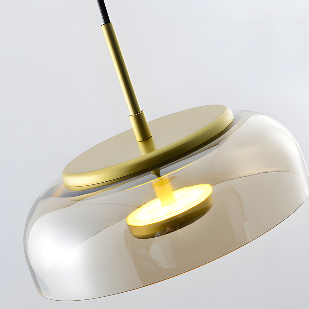 Modern Glass Biossi Pendant Light Nordic LED Hanging Lamp for Living Room