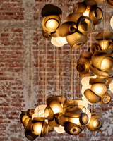 Modern Glass Bubbles Cluster LED Pendant Light for Contemporary Living Spaces