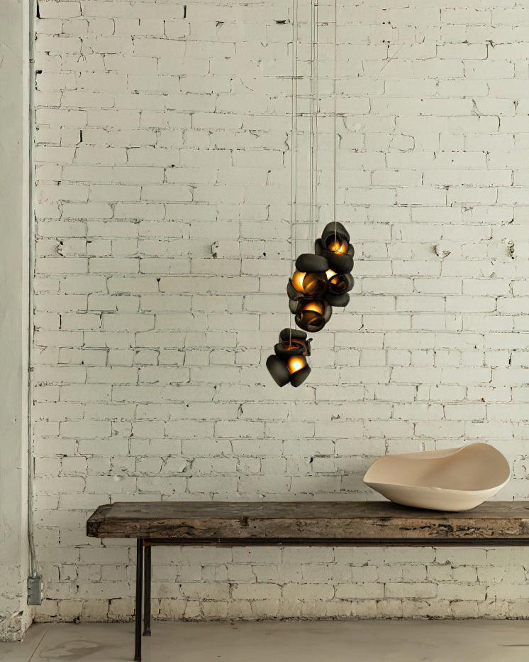 Modern Glass Bubbles Cluster LED Pendant Light for Contemporary Living Spaces