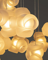 Modern Glass Bubbles Cluster LED Pendant Light for Contemporary Living Spaces