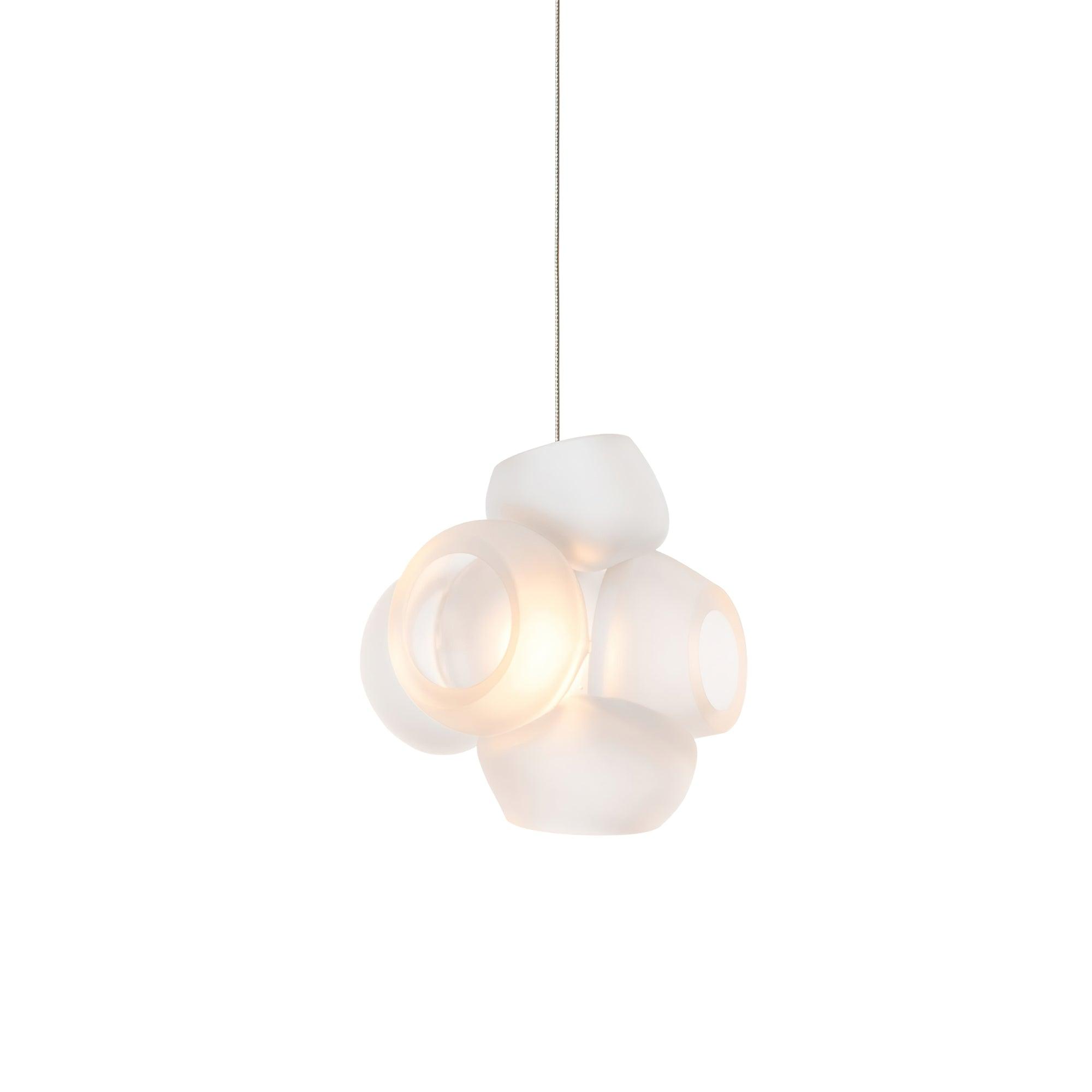 Modern Glass Bubbles Cluster LED Pendant Light for Contemporary Living Spaces