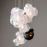 Modern Glass Bubbles Cluster LED Pendant Light for Contemporary Living Spaces