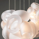 Modern Glass Bubbles Cluster LED Pendant Light for Contemporary Living Spaces