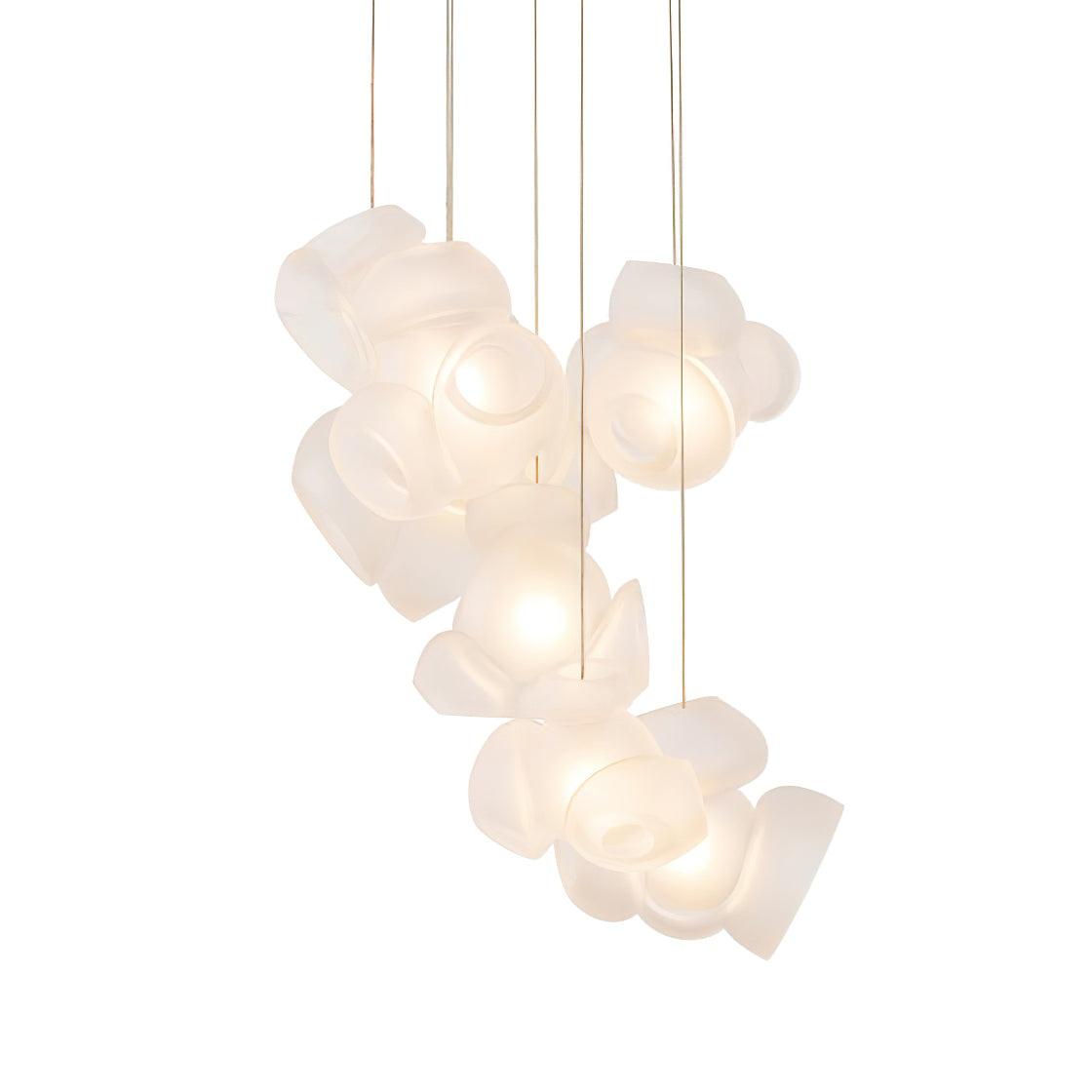 Modern Glass Bubbles Cluster LED Pendant Light for Contemporary Living Spaces