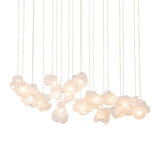 Modern Glass Bubbles Cluster LED Pendant Light for Contemporary Living Spaces
