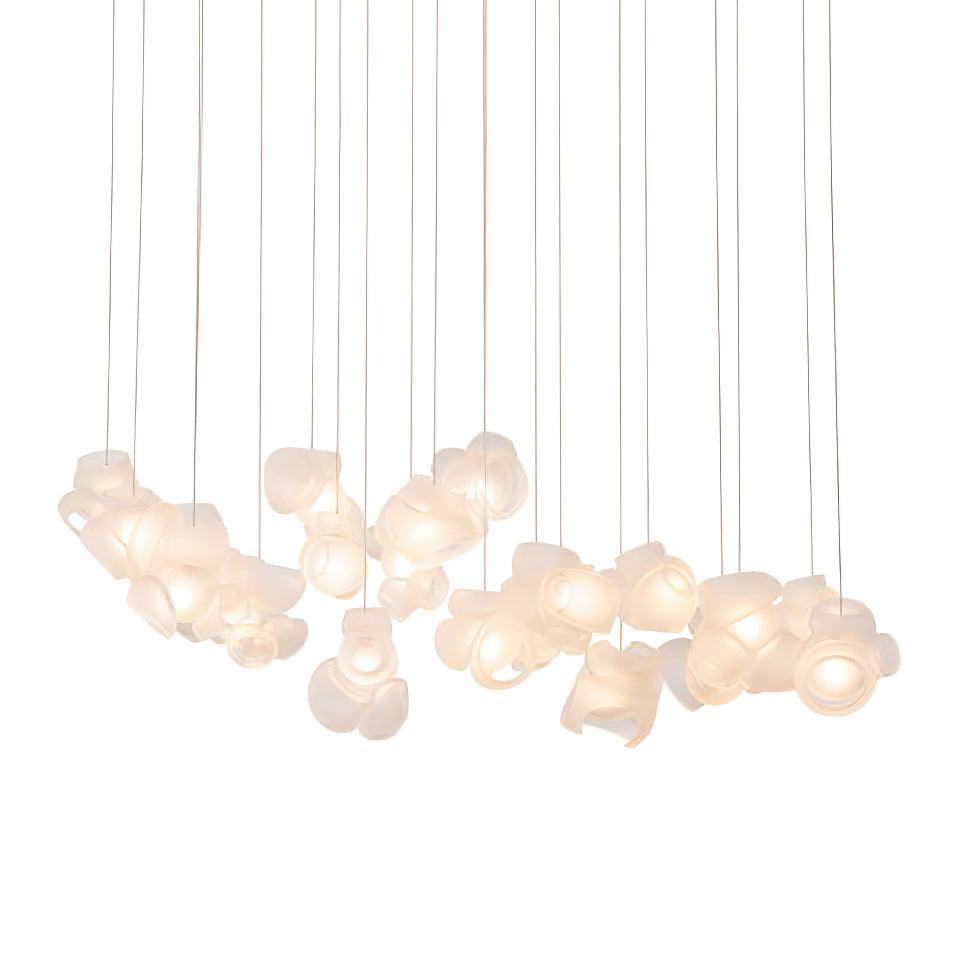 Modern Glass Bubbles Cluster LED Pendant Light for Contemporary Living Spaces