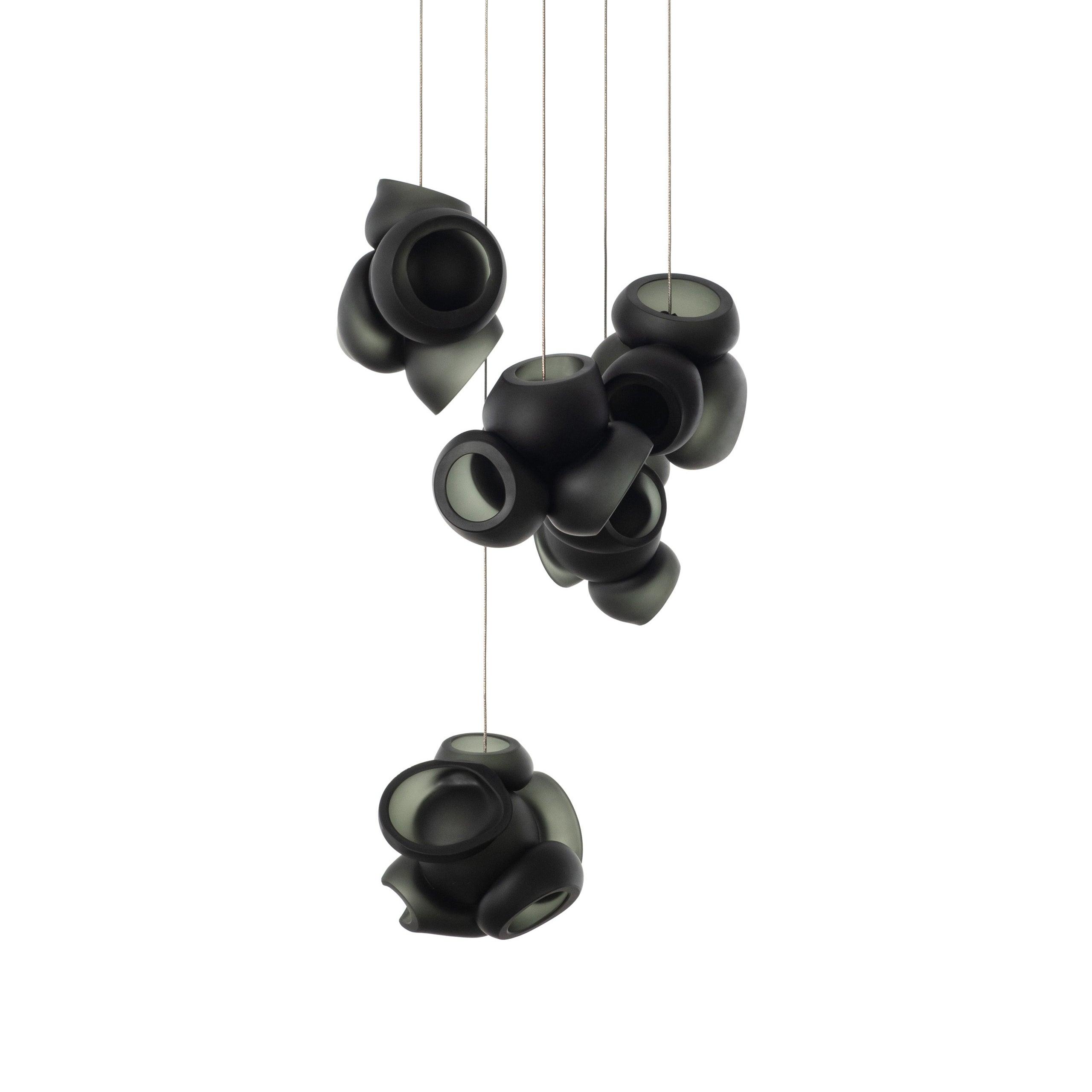 Modern Glass Bubbles Cluster LED Pendant Light for Contemporary Living Spaces