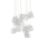 Modern Glass Bubbles Cluster LED Pendant Light for Contemporary Living Spaces