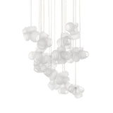 Modern Glass Bubbles Cluster LED Pendant Light for Contemporary Living Spaces